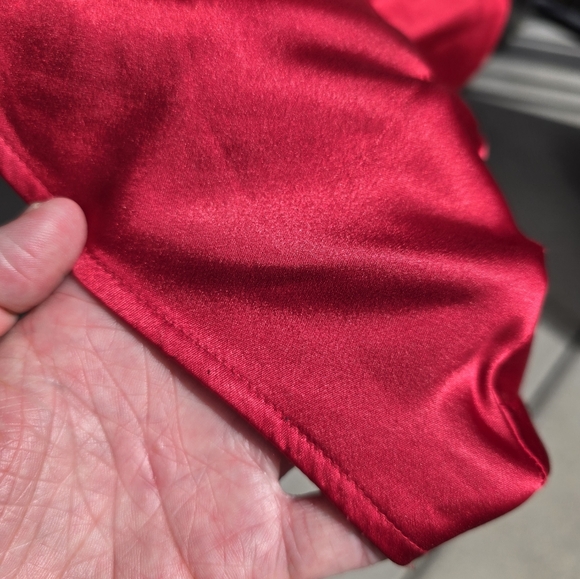 Sexy red Victoria's Secret 90s lingerie style slip dress - Picture 4 of 6